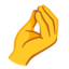 pinched fingers Noto Emoji