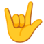 love-you gesture Noto Emoji