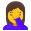 woman facepalming Noto Emoji