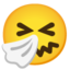 sneezing face Noto Emoji