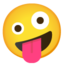zany face Noto Emoji