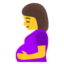 pregnant woman Noto Emoji