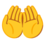 palms up together Noto Emoji