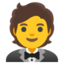person in tuxedo Noto Emoji
