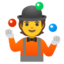 person juggling Noto Emoji