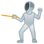 person fencing Noto Emoji