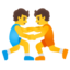 people wrestling Noto Emoji