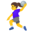woman playing handball Noto Emoji
