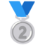 2nd place medal Noto Emoji