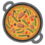 shallow pan of food Noto Emoji