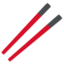 chopsticks Noto Emoji