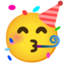 partying face Noto Emoji