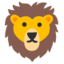 lion Noto Emoji
