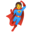 woman superhero Noto Emoji