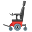 motorized wheelchair Noto Emoji