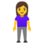 woman standing Noto Emoji
