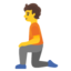 person kneeling Noto Emoji