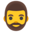 man beard Noto Emoji