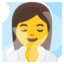 woman in steamy room Noto Emoji