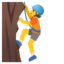 person climbing Noto Emoji