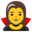 woman vampire Noto Emoji