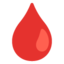 drop of blood Noto Emoji