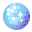 mirror ball Noto Emoji