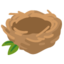 empty nest Noto Emoji