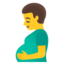 pregnant man Noto Emoji