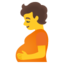 pregnant person Noto Emoji