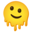 melting face Noto Emoji