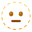 dotted line face Noto Emoji