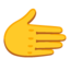 rightwards hand Noto Emoji