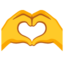 heart hands Noto Emoji