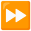 fast-forward button Noto Emoji