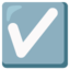 check box with check Noto Emoji