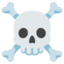 skull and crossbones Noto Emoji