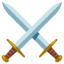 crossed swords Noto Emoji