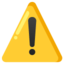 warning Noto Emoji