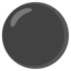 black circle Noto Emoji