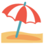 umbrella on ground Noto Emoji