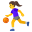 woman bouncing ball Noto Emoji