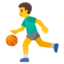 man bouncing ball Noto Emoji