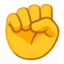 raised fist Noto Emoji