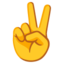 victory hand Noto Emoji