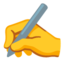 writing hand Noto Emoji