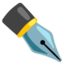 black nib Noto Emoji