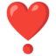 heart exclamation Noto Emoji