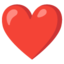 red heart Noto Emoji