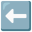left arrow Noto Emoji